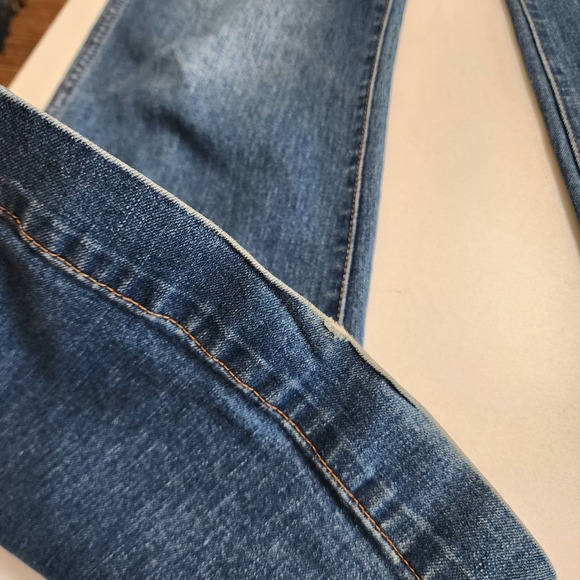 GAP Womens High Rise Flare Jeans Size 6/28R Hendrix Wash Medium Denim - Picture 14 of 15